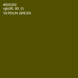 #505000 - Verdun Green Color Image